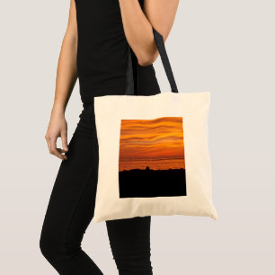 Jeju Island Sunset Korea Canvas Tote Bag