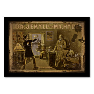 Jekyll and Hyde Poster art Table Number
