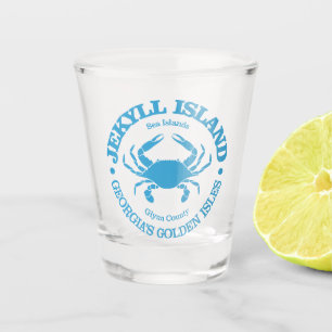 Jekyll Island (crab) Shot Glass