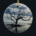 Jekyll Island Georgia Ceramic Tree Decoration<br><div class="desc">Jekyll Island Georgia- Driftwood Beach</div>