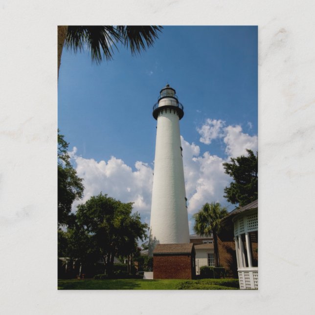 Jekyll Island Georgia Lighthouse Postcard (Front)