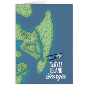 Jekyll Island Georgia USA map