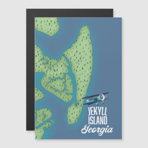 Jekyll Island Georgia USA map