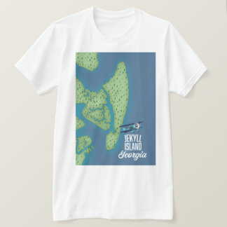 Jekyll Island Georgia USA map T-Shirt