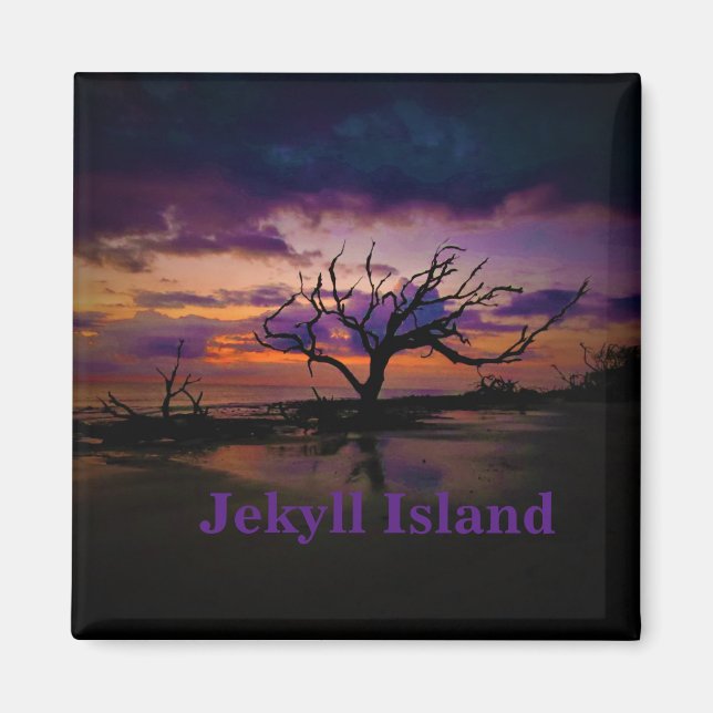 Jekyll island magnet (Front)