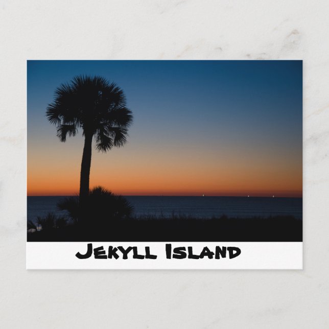 Jekyll Island Sunrise Postcard (Front)