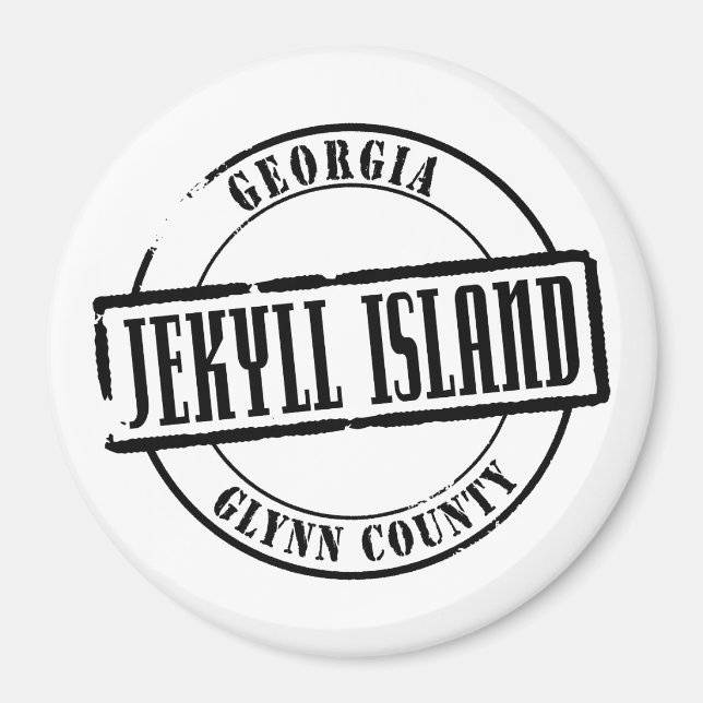 Jekyll Island Title Magnet (Front)