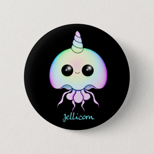 Jellicorn Button Pin (Front)