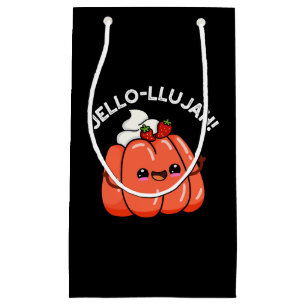Jello-llujah Funny Jello Food Pun Dark BG Small Gift Bag