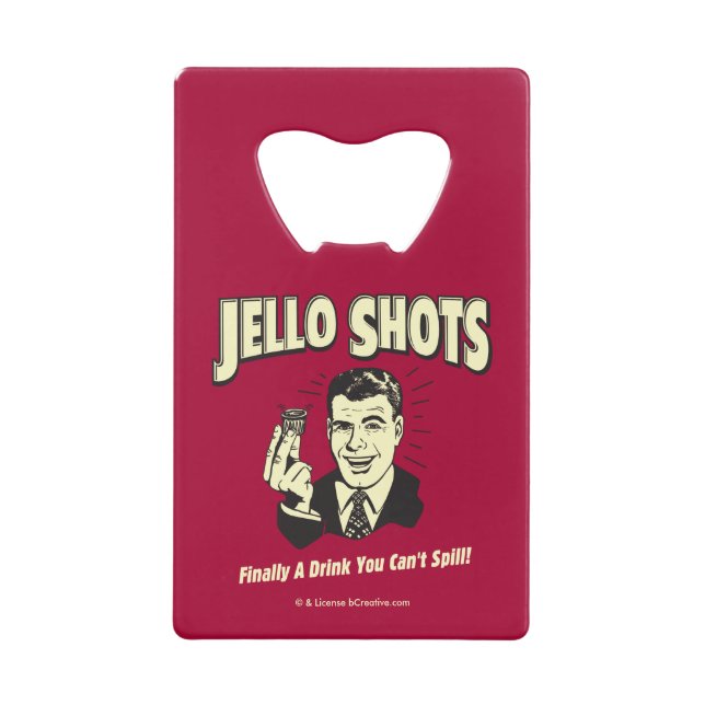 Jello Shots: Drink You Can't Spill (Front)