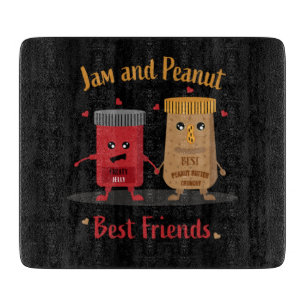 Jelly And Peanut Butter Sandwich Foodies Cutting Board