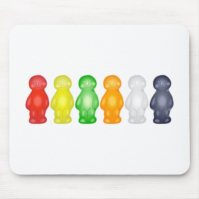 Jelly Babies Mouse Mat (Front)