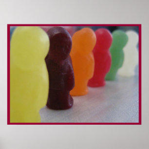 Jelly babies on parade - Poster