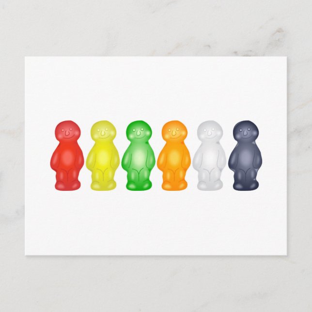 Jelly Babies Postcard (Front)