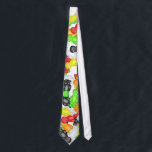 Jelly Baby Wallpaper Tie<br><div class="desc">Really cute background illustration of lots of little tasty jelly babies in different colours and flavours. Image available on various gifts and products.</div>