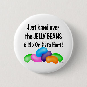 Jelly Bean 6 Cm Round Badge