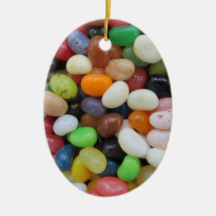 Jelly Bean black blue green Candy Texture Template Ceramic Tree Decoration