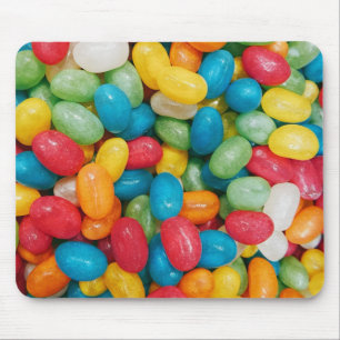 Jelly Bean Candies Colorful Mouse Mat