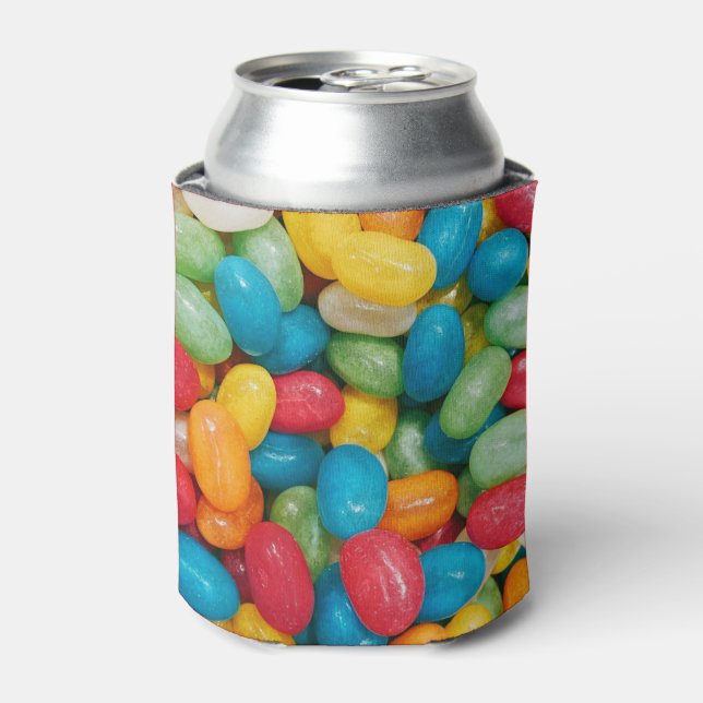 Jelly Bean Candies Colourful Can Cooler (Can Front)
