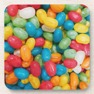 Jelly Bean Candies Colourful Coaster