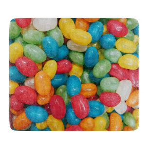 Jelly Bean Candies Colourful Cutting Board
