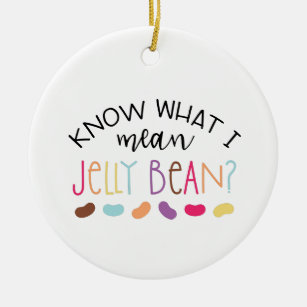 jelly bean christmas ornament