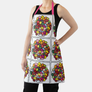 Jelly Bean Colourful Jelly Bean  Apron