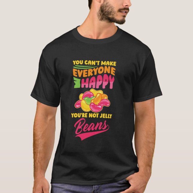 Jelly Bean Funny Candy Cute Snack T-Shirt (Front)
