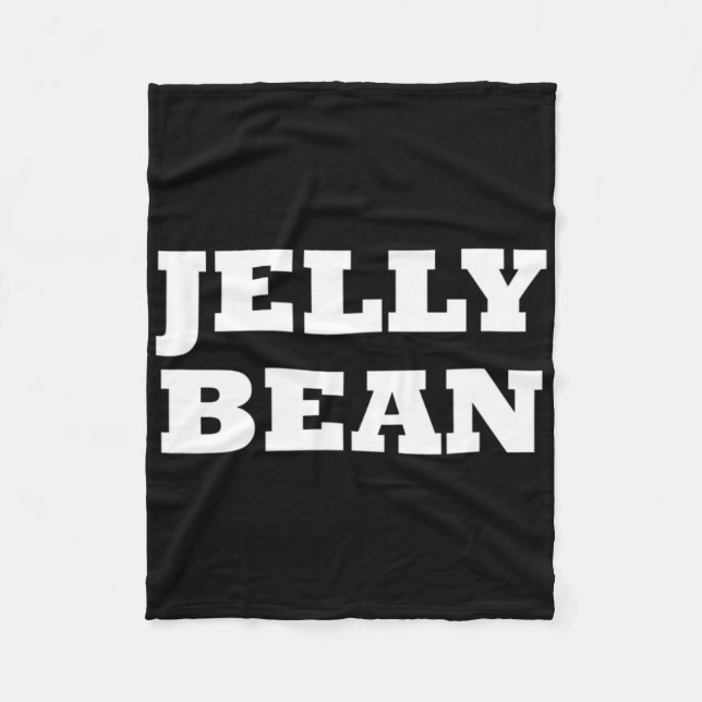 Jelly Bean Halloween Easy Costume Cute Fun Party  Fleece Blanket (Front)