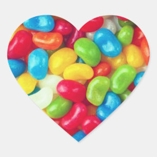 JELLY BEAN HEART STICKERS