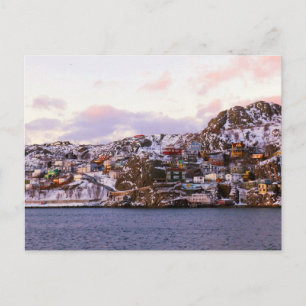 Jelly Bean Houses Painted By Sunset Postcard