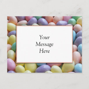 Jelly Bean Invitation Template Postcard