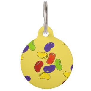 Jelly Bean Jellybean Easter Basket Candy Yellow Pet Tag