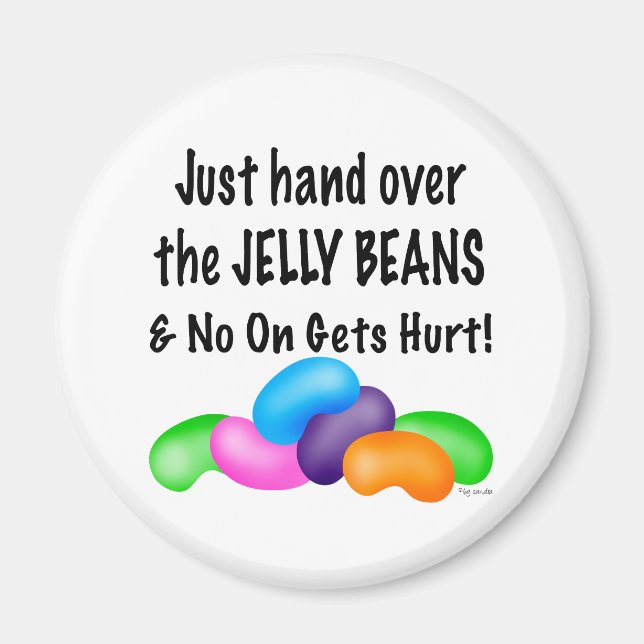 Jelly Bean Magnet (Front)