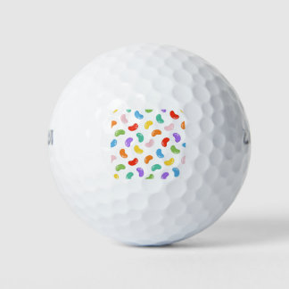 Jelly Bean Pattern Print Golf Balls