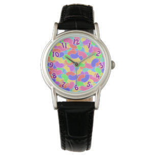 Jelly Bean Scene Cute Colourful Candies Watch