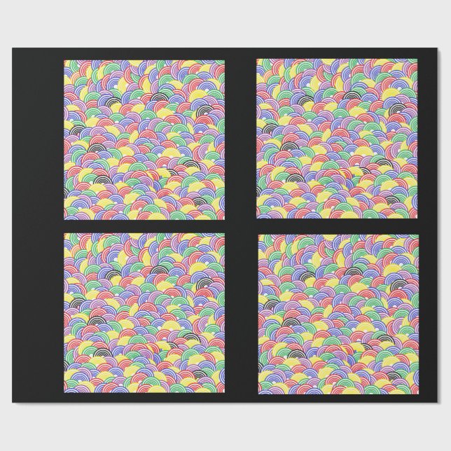 Jelly Bean Wrapping Papper Wrapping Paper (Flat)