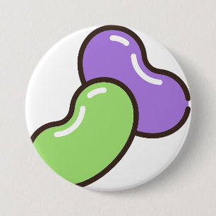 jelly-beans 7.5 cm round badge
