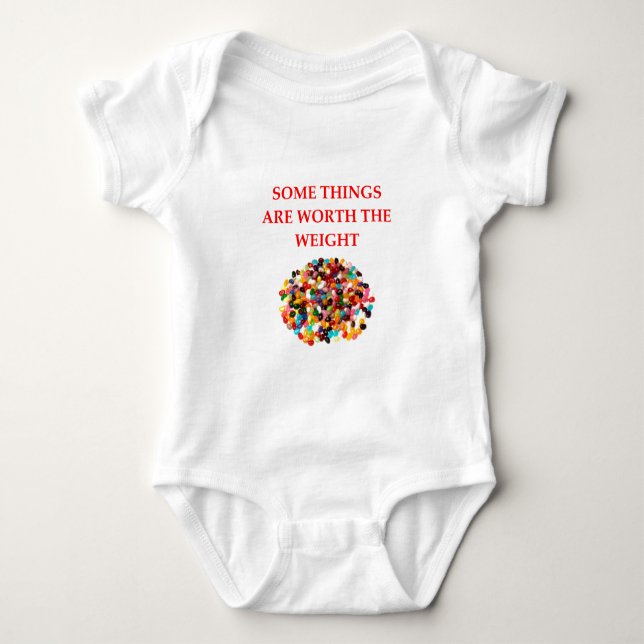 jelly beans baby bodysuit (Front)