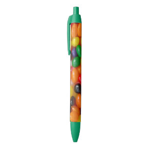 Jelly beans blue ink pen
