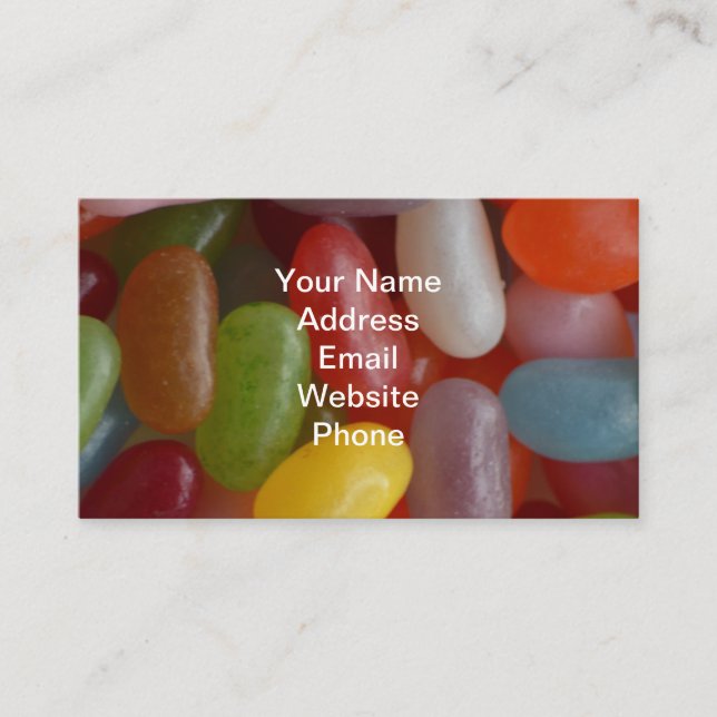 Jelly Beans  Business Card (Front)