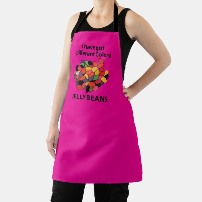 Jelly Beans Colourful Funny Jelly Beans  Apron (Insitu)