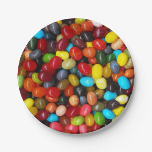 Jelly Beans Paper Plate