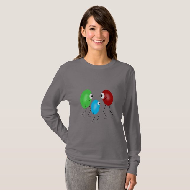 Jelly Beans Women's Long Sleeve Tshirt (Front Full)