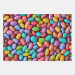 Jelly Beans Wrapping Paper Sheet