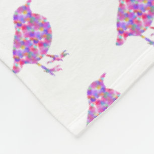 Jelly Birds Fleece Blanket