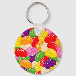 Jelly Brains Key Ring