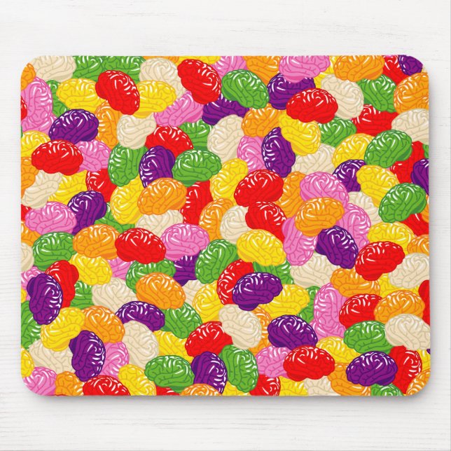 Jelly Brains Mouse Mat (Front)