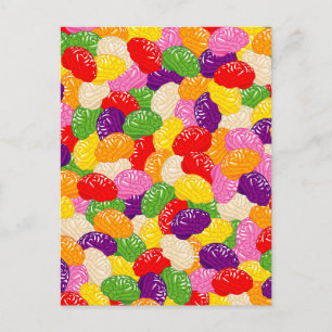 Jelly Brains Postcard