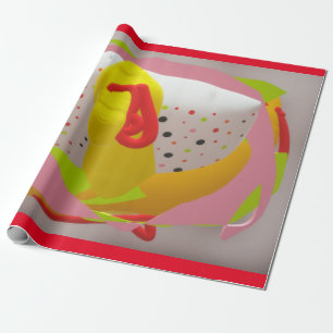 Jelly Candy Sweet Baby Hug Love Soft Cushion Wrapping Paper